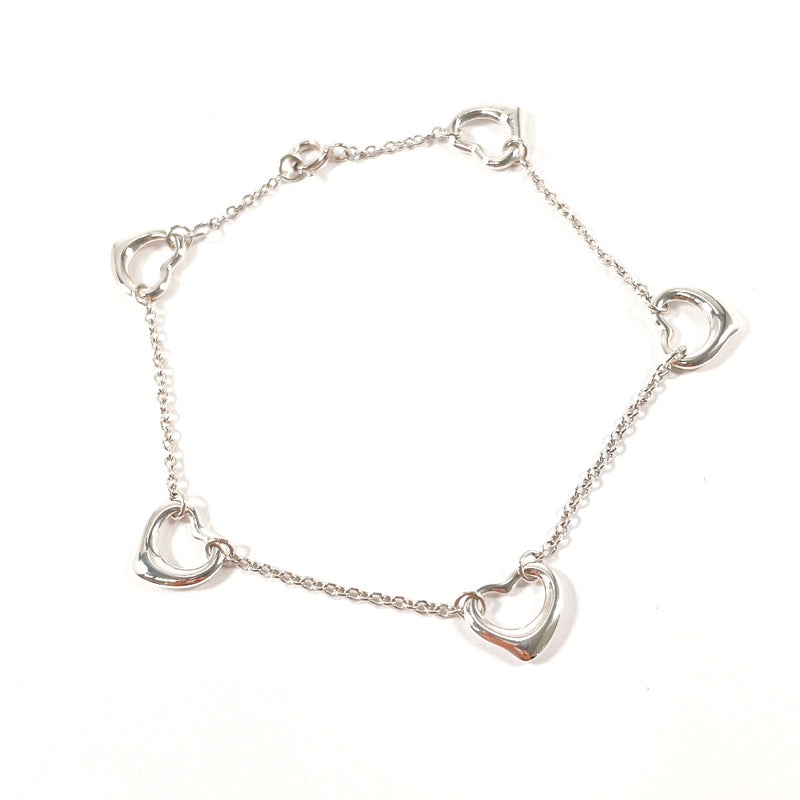 TIFFANY&Co. bracelet Open Heart 5P Elsa Peretti Silver925 Silver Women Second hand