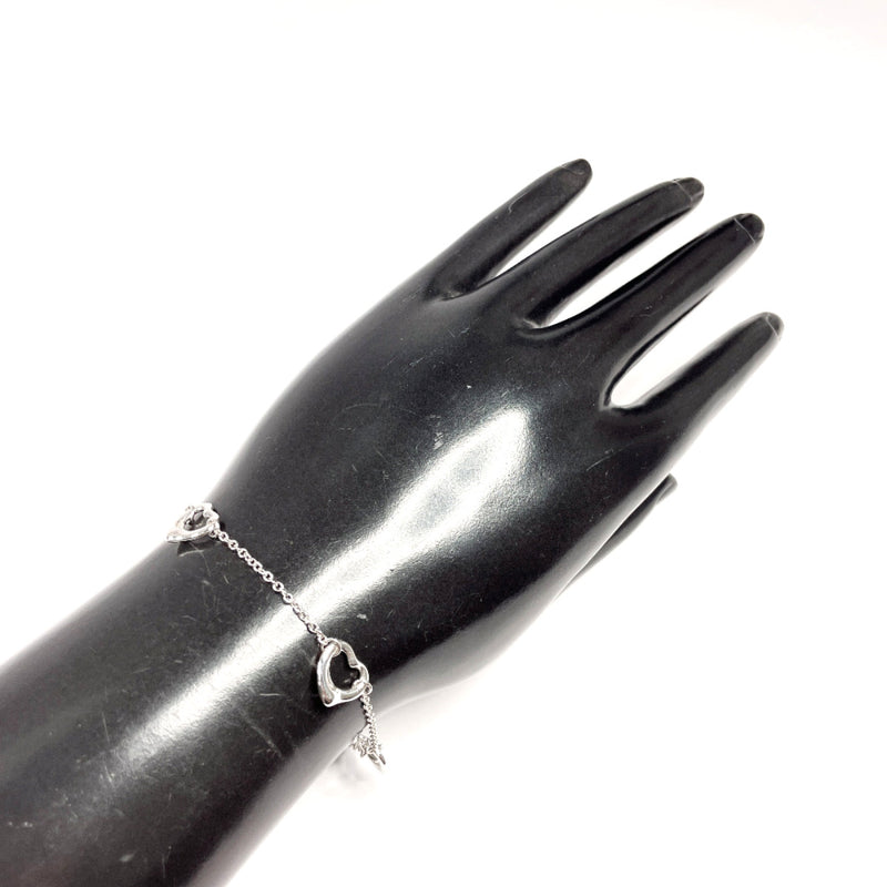 TIFFANY&Co. bracelet Open Heart 5P Elsa Peretti Silver925 Silver Women Second hand