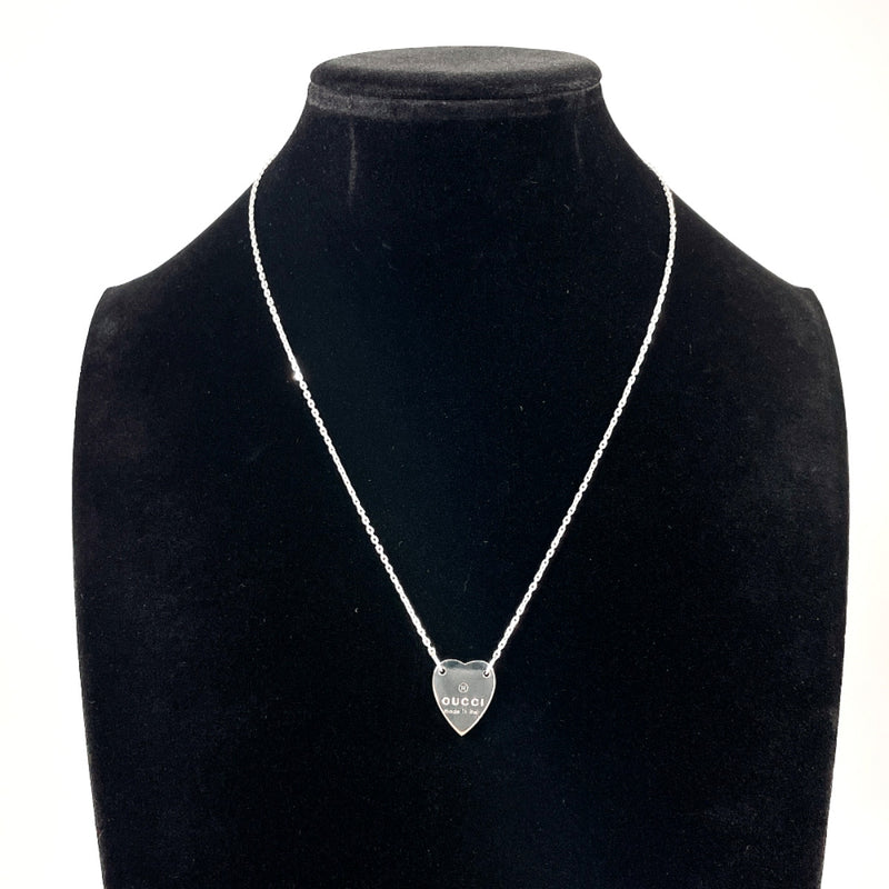 GUCCI Necklace 223512 J8400 8106 Trademark Heart Silver925 Silver Women Second hand