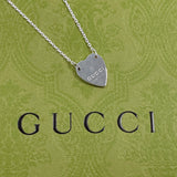 GUCCI Necklace 223512 J8400 8106 Trademark Heart Silver925 Silver Women Second hand