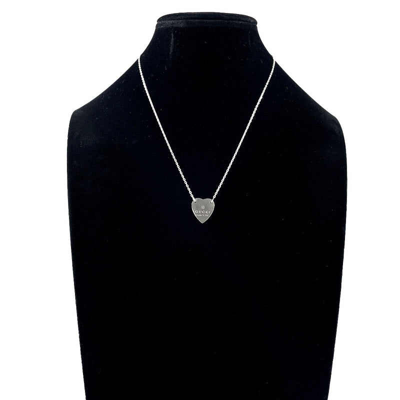 GUCCI Necklace 223512 J8400 8106 Trademark Heart Silver925 Silver Women Second hand