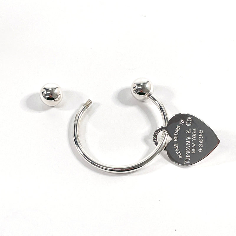 TIFFANY&Co. key ring heart tag key ring Return to Silver925 Silver Women Second hand