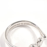TIFFANY&Co. Ring Open heart Elsa Peretti Silver925 #US 4 3/4 Silver Women Second hand