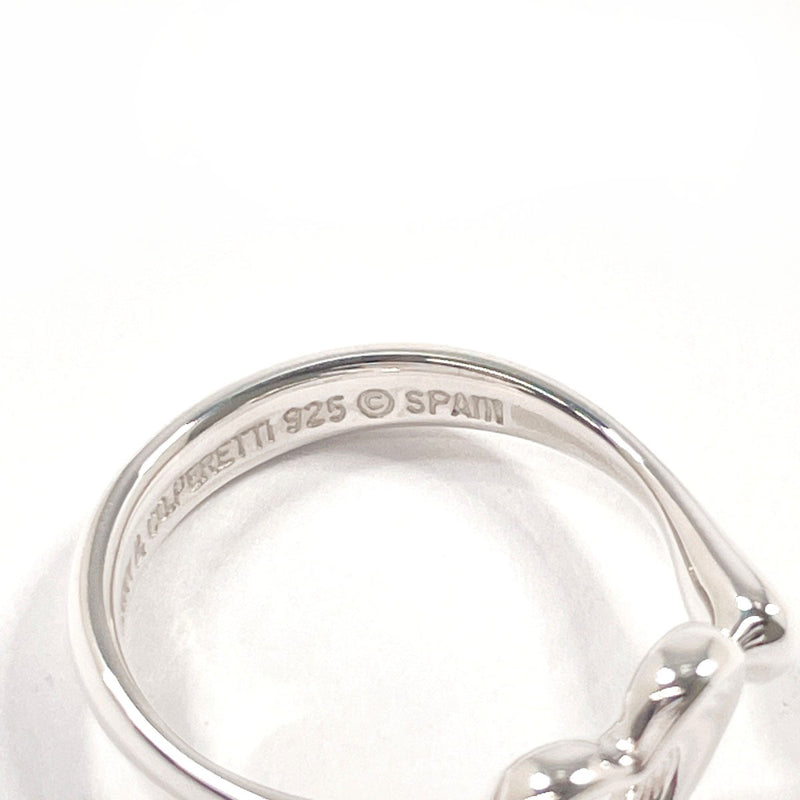 TIFFANY&Co. Ring Open heart Elsa Peretti Silver925 #US 4 3/4 Silver Women Second hand