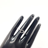 TIFFANY&Co. Ring Open heart Elsa Peretti Silver925 #US 4 3/4 Silver Women Second hand
