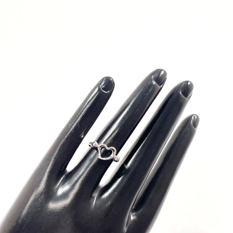 TIFFANY&Co. Ring Open heart Elsa Peretti Silver925 #US 4 3/4 Silver Women Second hand