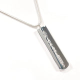 TIFFANY & CO. Necklace 1837 Bar Pendant Sterling Silver 925 vintage unisex