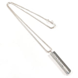 TIFFANY & CO. Necklace 1837 Bar Pendant Sterling Silver 925 vintage unisex