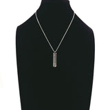 TIFFANY & CO. Necklace 1837 Bar Pendant Sterling Silver 925 vintage unisex