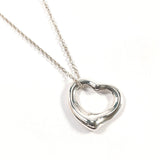 TIFFANY&Co. Necklace Open heart Elsa Peretti Silver925 Silver Women Second hand