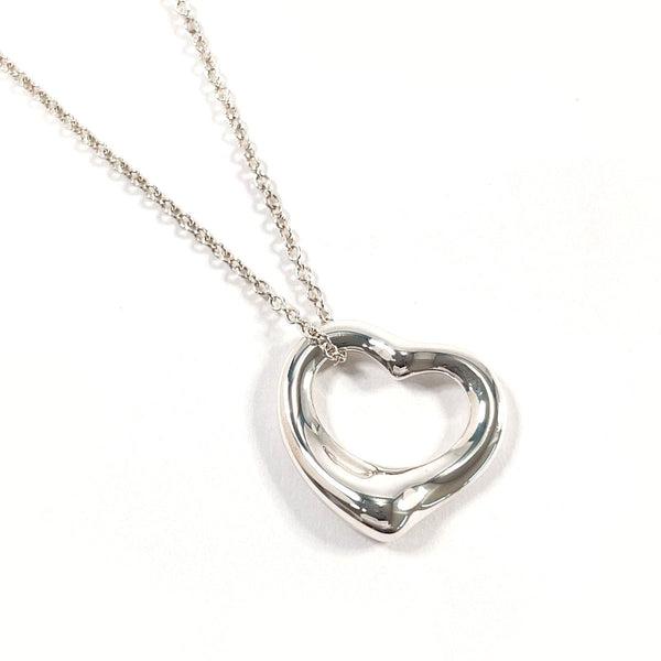 TIFFANY&Co. Necklace Open heart Elsa Peretti Silver925 Silver Women Second hand