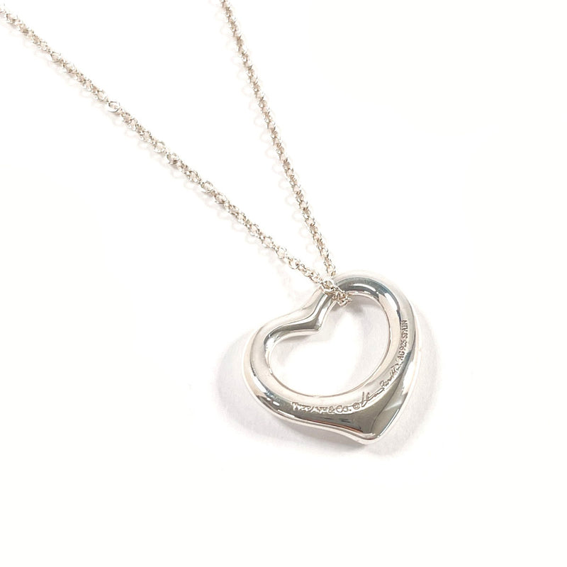 TIFFANY&Co. Necklace Open heart Elsa Peretti Silver925 Silver Women Second hand
