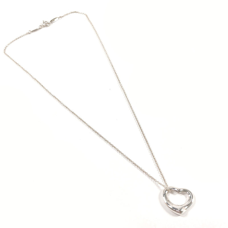 TIFFANY&Co. Necklace Open heart Elsa Peretti Silver925 Silver Women Second hand