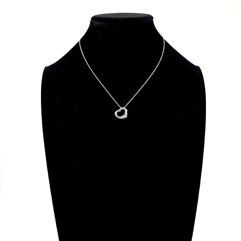 TIFFANY&Co. Necklace Open heart Elsa Peretti Silver925 Silver Women Second hand