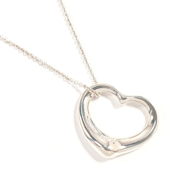 TIFFANY&Co. Necklace Open heart Elsa Peretti Silver925 Silver Women Second hand