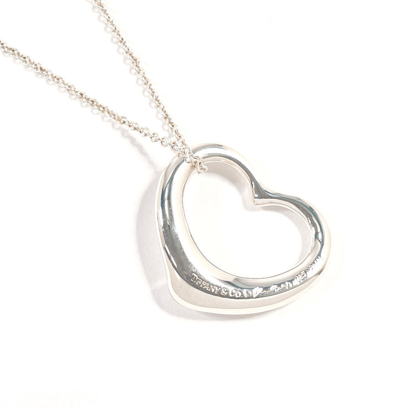 TIFFANY&Co. Necklace Open heart Elsa Peretti Silver925 Silver Women Second hand