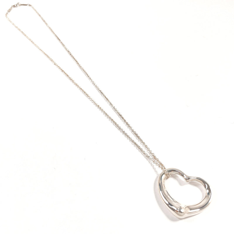 TIFFANY&Co. Necklace Open heart Elsa Peretti Silver925 Silver Women Second hand