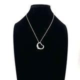 TIFFANY&Co. Necklace Open heart Elsa Peretti Silver925 Silver Women Second hand