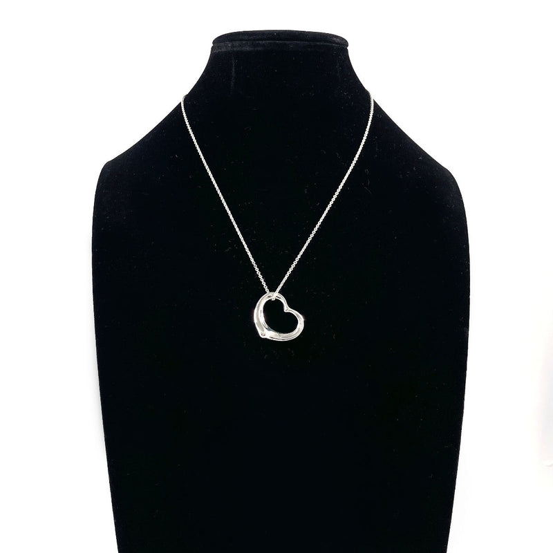 TIFFANY&Co. Necklace Open heart Elsa Peretti Silver925 Silver Women Second hand