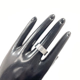 GUCCI Ring Logo Cutout Silver925 #US 7 Silver unisex Second hand