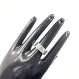 GUCCI Ring Logo Cutout Silver925 #US 7 Silver unisex Second hand