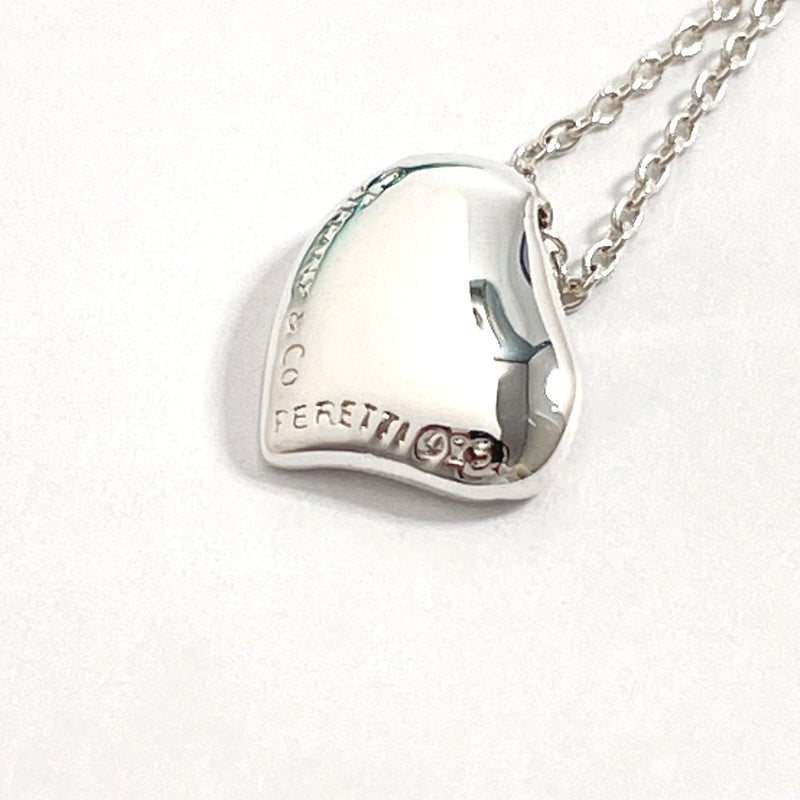 TIFFANY&Co. Necklace Full heart Elsa Peretti Silver925 Silver Women Second hand