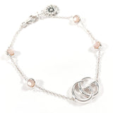 GUCCI bracelet 527393 Double G Silver925/Mother of pearl Silver Silver Women Second hand