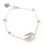 GUCCI bracelet 527393 Double G Silver925/Mother of pearl Silver Silver Women Second hand