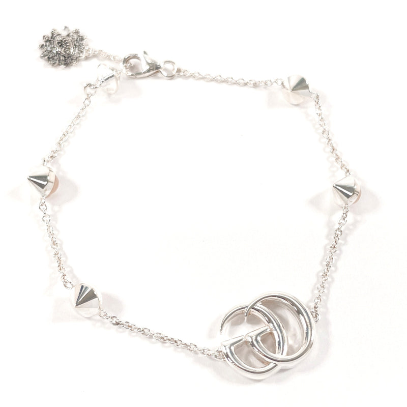 GUCCI bracelet 527393 Double G Silver925/Mother of pearl Silver Silver Women Second hand