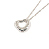 TIFFANY&Co. Necklace Open heart Elsa Peretti Silver925 Silver Women Second hand