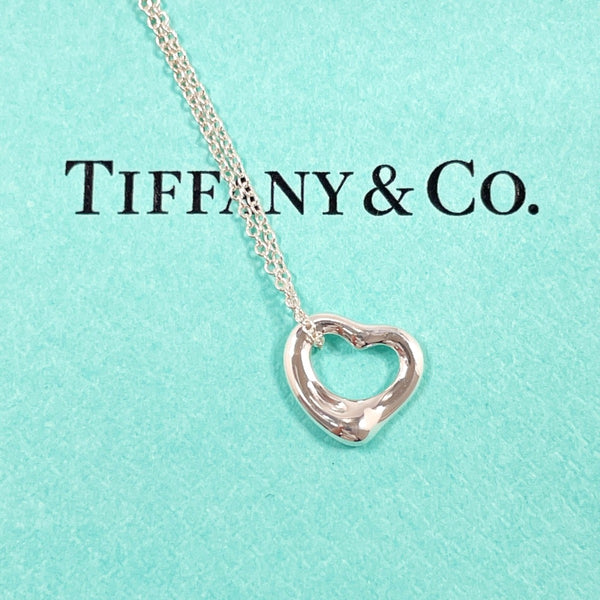 TIFFANY&Co. Necklace Open heart Elsa Peretti Silver925 Silver Women Second hand
