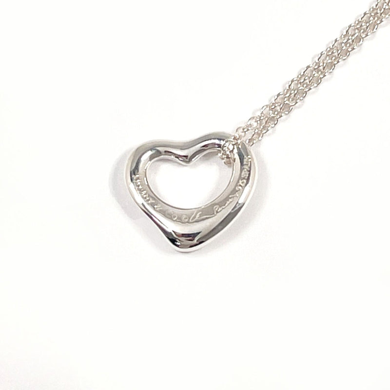 TIFFANY&Co. Necklace Open heart Elsa Peretti Silver925 Silver Women Second hand
