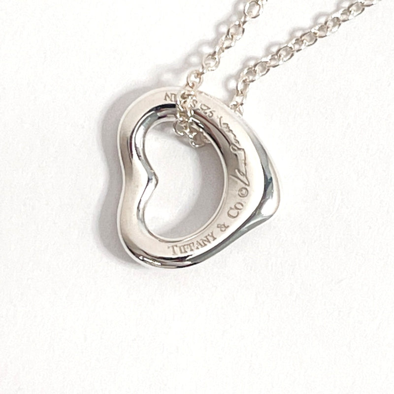 TIFFANY&Co. Necklace Open heart Elsa Peretti Silver925 Silver Women Second hand