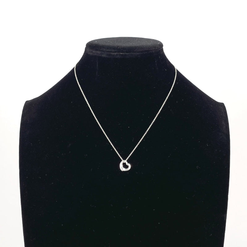 TIFFANY&Co. Necklace Open heart Elsa Peretti Silver925 Silver Women Second hand