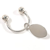 TIFFANY&Co. key ring Oval Tag Screwball Keyring Return to Silver925 Silver unisex Second hand