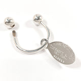 TIFFANY&Co. key ring Oval Tag Screwball Keyring Return to Silver925 Silver unisex Second hand