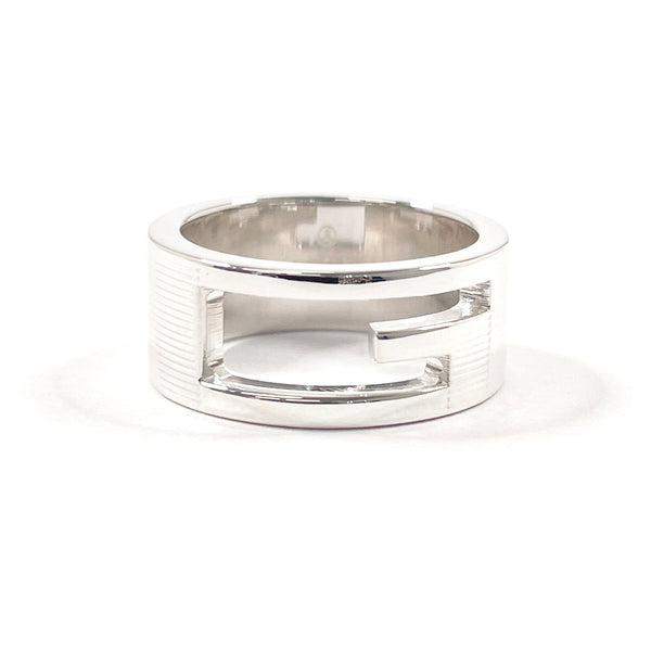 GUCCI Ring Branded Cutout G Silver925 #US 4 3/4 Silver Women Second hand
