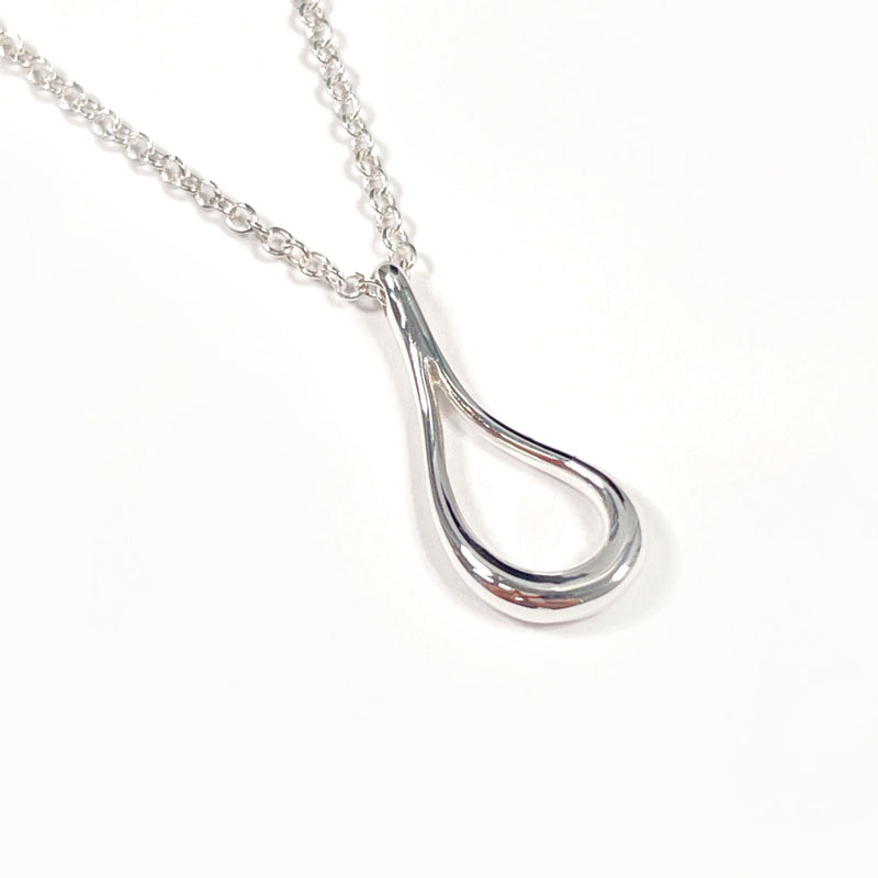 TIFFANY&Co. Necklace open teardrop Elsa Peretti Silver925 Silver Women Second hand