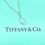 TIFFANY&Co. Necklace open teardrop Elsa Peretti Silver925 Silver Women Second hand