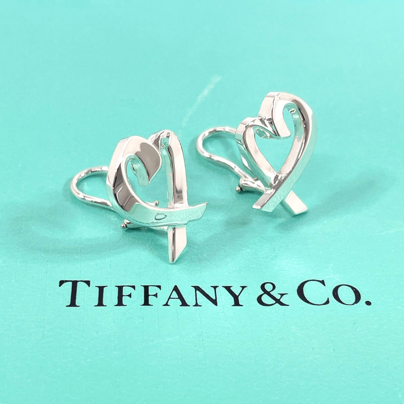 TIFFANY&Co. Earring Loving heart Paloma Picasso Silver925 Silver Women Second hand