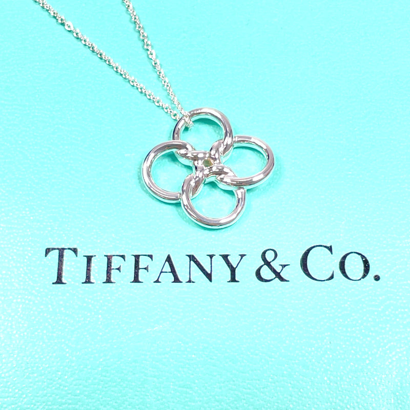TIFFANY&Co. Necklace Quadro Folio Clover Elsa Peretti Silver925 Silver Women Second hand