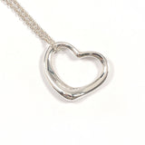 TIFFANY&Co. Necklace Open heart Elsa Peretti Silver925 Silver Women Second hand