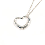TIFFANY&Co. Necklace Open heart Elsa Peretti Silver925 Silver Women Second hand