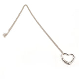 TIFFANY&Co. Necklace Open heart Elsa Peretti Silver925 Silver Women Second hand