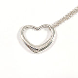 TIFFANY&Co. Necklace Open heart Elsa Peretti Silver925 Silver Women Second hand