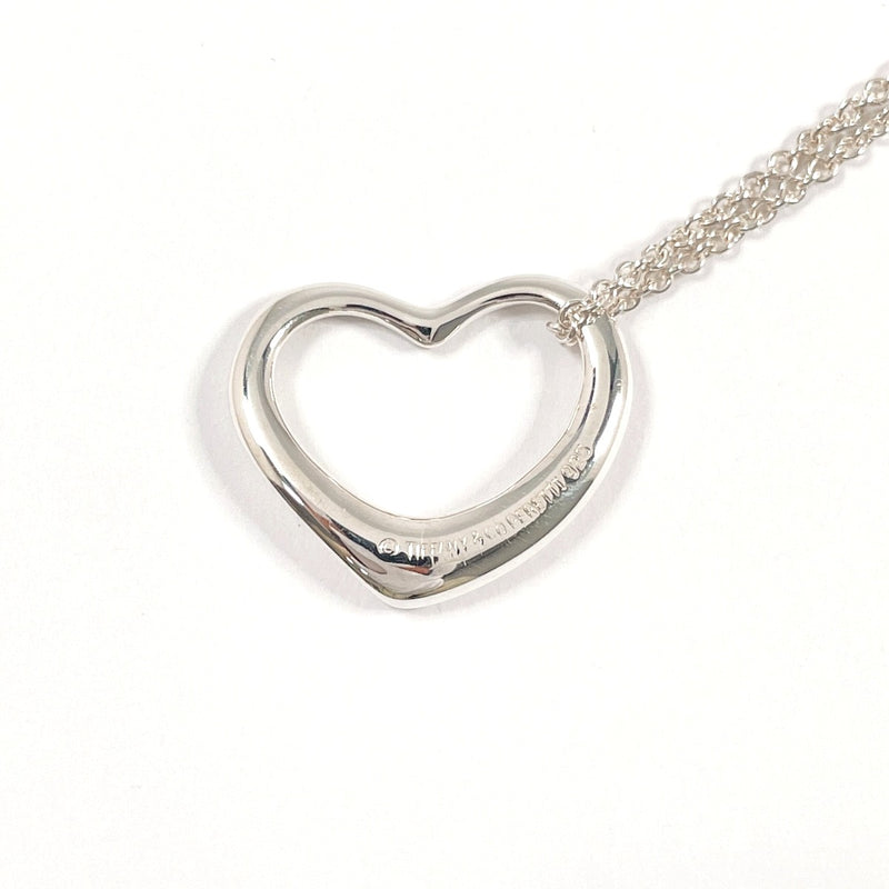 TIFFANY&Co. Necklace Open heart Elsa Peretti Silver925 Silver Women Second hand