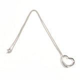TIFFANY&Co. Necklace Open heart Elsa Peretti Silver925 Silver Women Second hand
