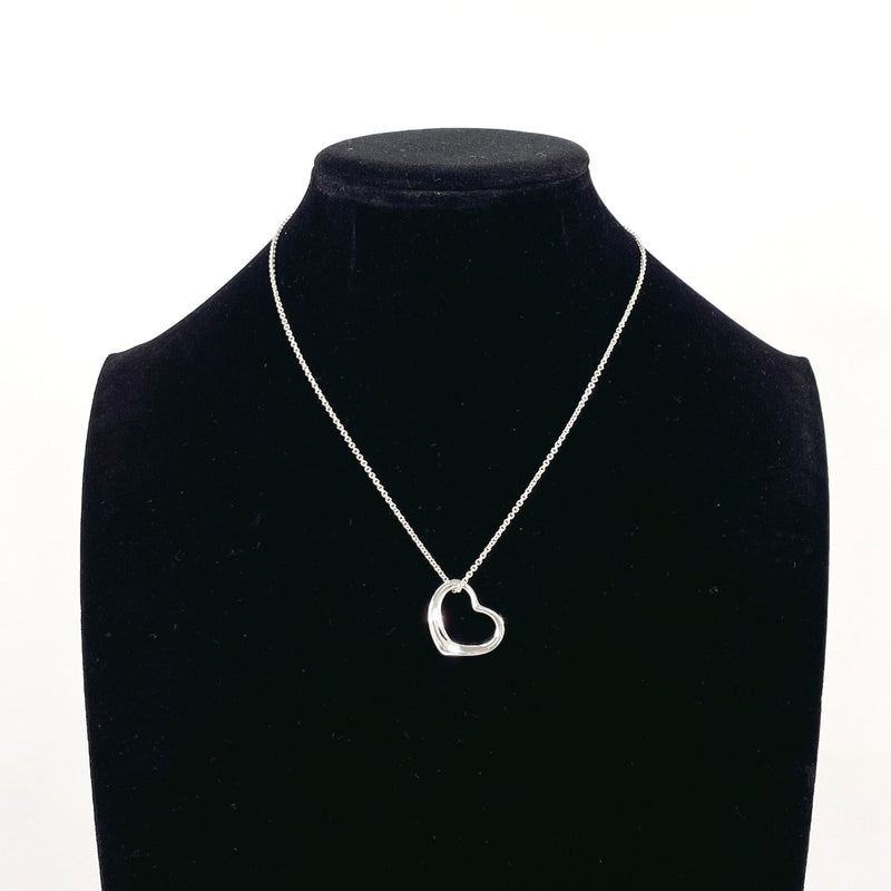 TIFFANY&Co. Necklace Open heart Elsa Peretti Silver925 Silver Women Second hand