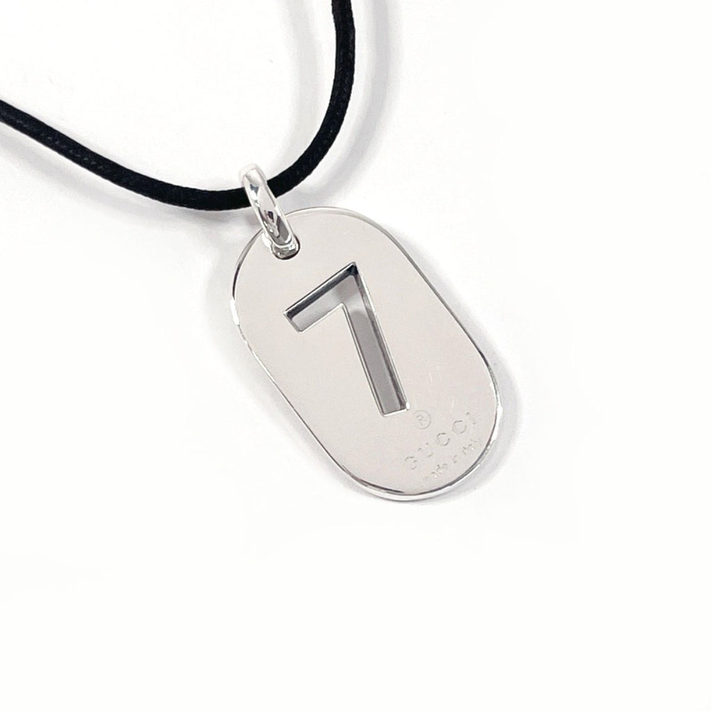 GUCCI Necklace No.7 Plate Silver925 Silver unisex Second hand – JP