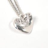 Georg Jensen Necklace 2001 Heart Double chain Silver925 Silver unisex Second hand